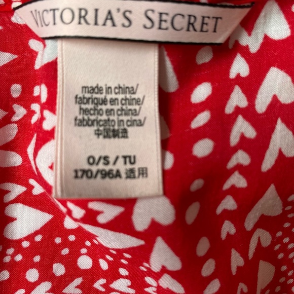 Vicoria's Secret heart design robe swimsuit cover kimono. OS - Picture 9 of 11